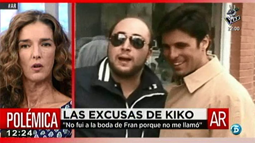 Paloma García Pelayo: "Kiko no dice la verdad. Estaba más que invitado a la boda de Fran"