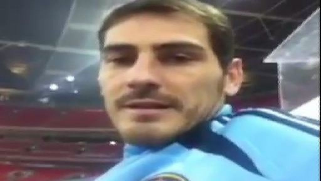 Iker Casillas, en confianza