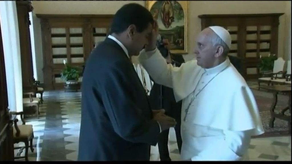 Primera visita de Nicolás Maduro al Papa
