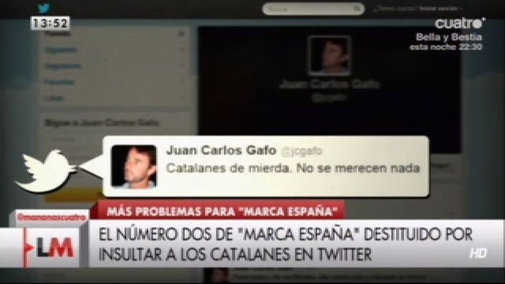 Juan Carlos Gafo, tras los pitos al himno español en Barcelona: “Catalanes de mierda”