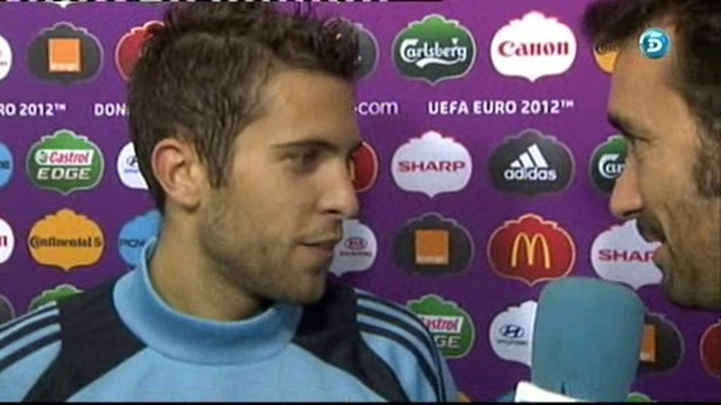 Jordi Alba: “Siendo fieles a nuestro estilo podemos ganar a Portugal”