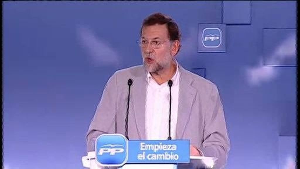 Rajoy promete una Ley de Transparencia para las adminstraciones públicas