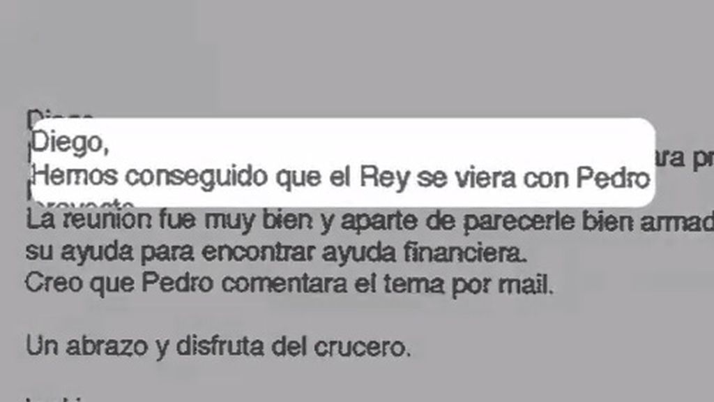 Urdangarín alardea del apoyo del Rey en sus negocios