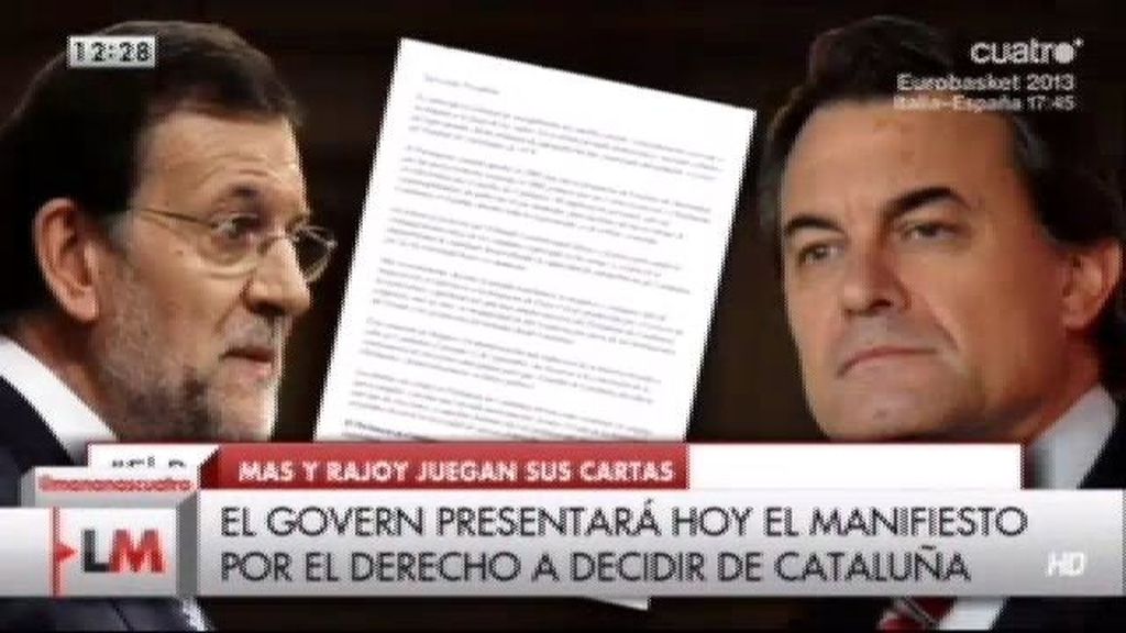 Rajoy y Mas “juegan sus cartas” en cuanto la independencia de Cataluña