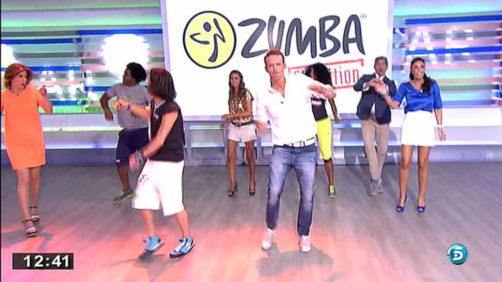Joaquín Prat lo da todo con el Zumba