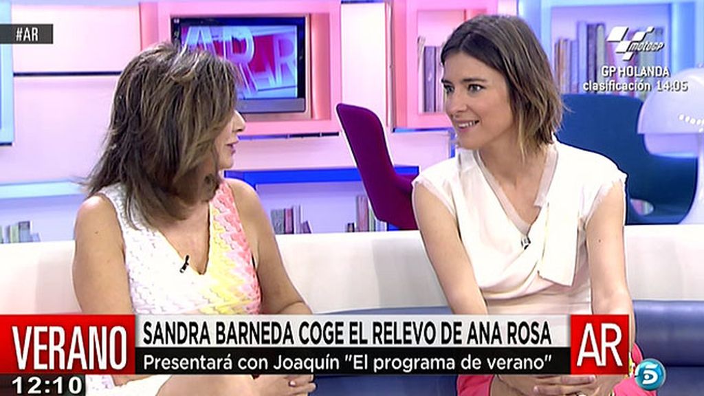 Ana Rosa le da el relevo a Sandra Barneda