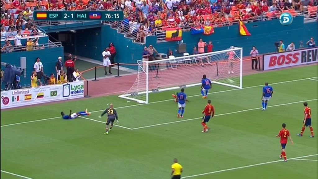 Gol: España 2 – 1 Haití