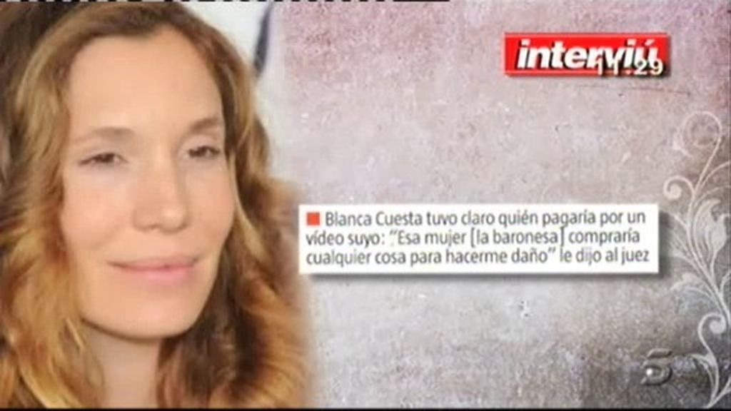 Blanca Cuesta, sobre Tita Cervera: "Esa mujer compraría cualquier para hacerme daño"