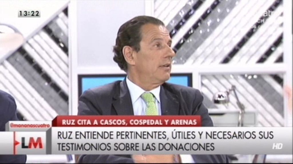 Rafael Merino: “Rajoy va a aclarar muchas verdades sobre Bárcenas en el Congreso”