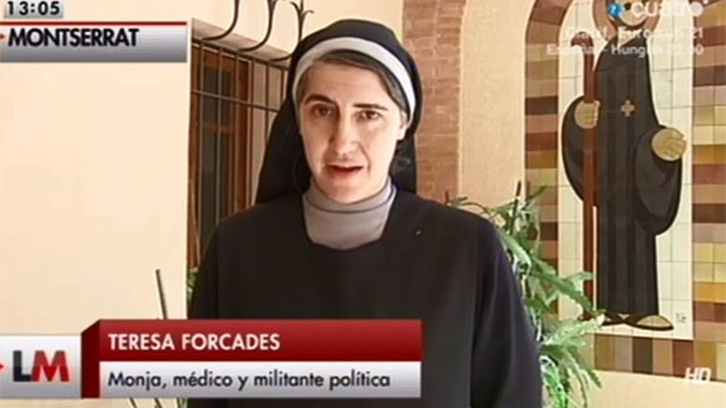 La monja Teresa Forcades pide a la Iglesia que pida perdón por apoyar a Franco