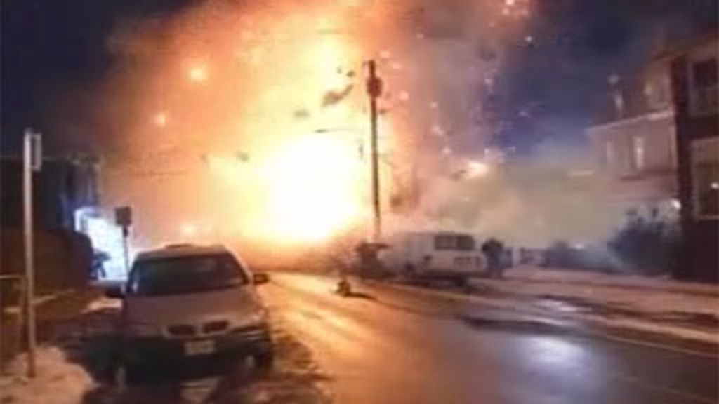 Explosión de gas en Filadelfia