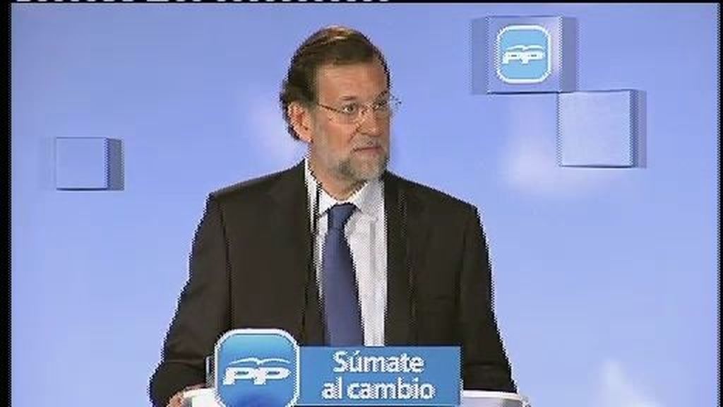 Rajoy: "Mis adversarios políticos lo han hecho muy mal"