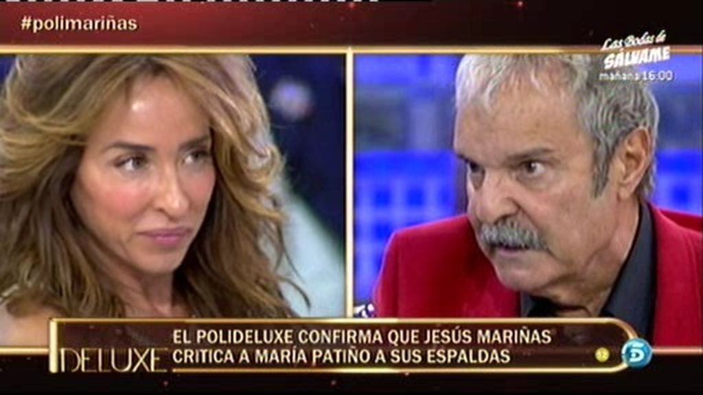 Mariñas critica a María Patiño a sus espaldas