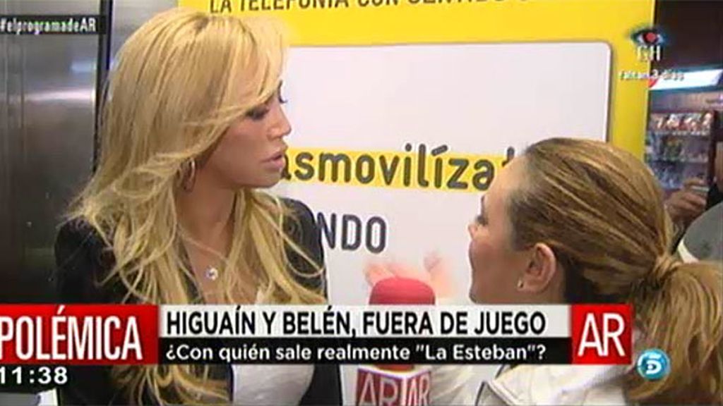 Belén Esteban: "No conozco a Higuaín"