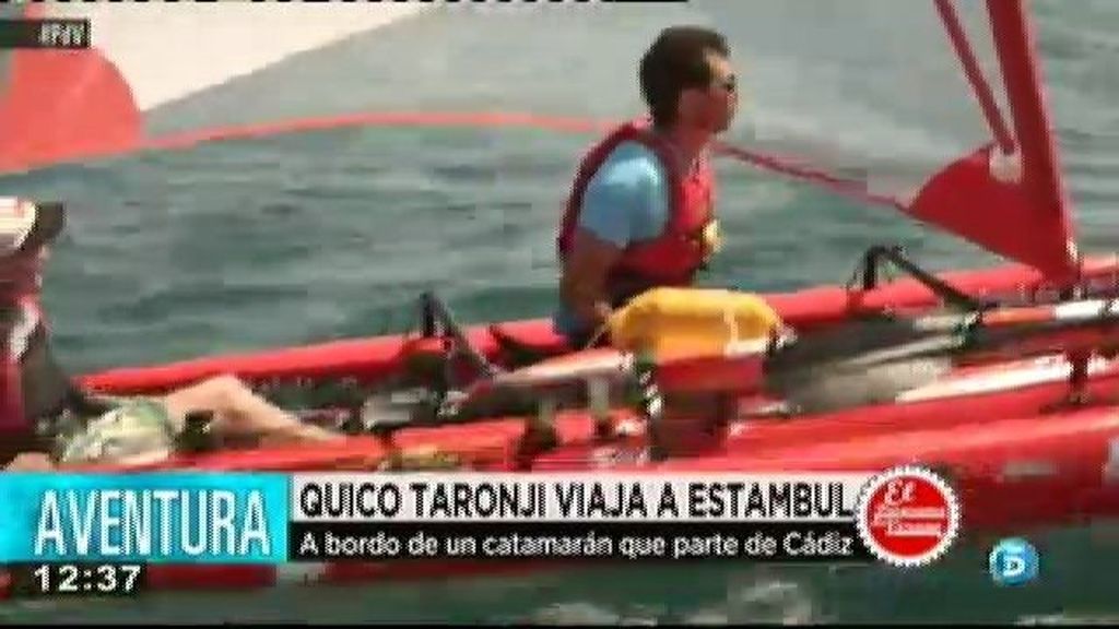 Quico Taronjí viaja a Estambul en un catamarán