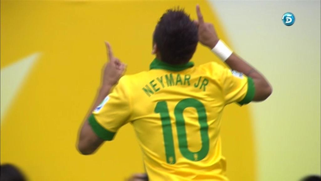 Gol de Neymar (Brasil 1 - 0 Japón)