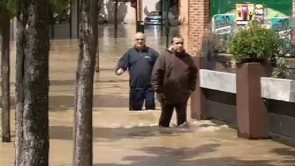Inundación histórica en Pamplona