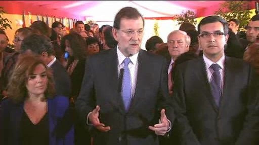 Rajoy:"Estamos a favor de la reforma de los tratados"
