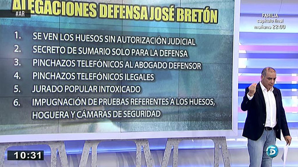 'AR' ofrece en exclusiva las alegaciones de la defensa de José Bretón