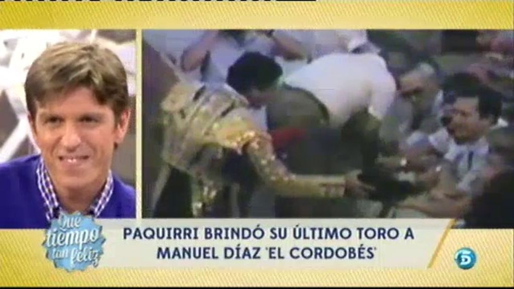 ‘Paquirri’ brindó su último toro a Manuel Díaz