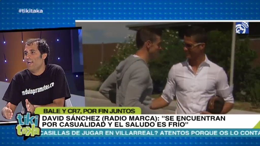 David Sánchez y Cuéllar se pican por el saludo entre Bale y Cristiano