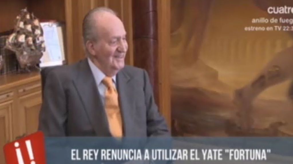 El Rey renuncia a utilizar el yate 'Fortuna'