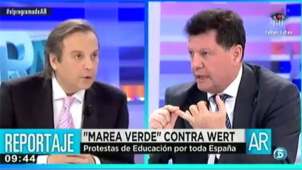 Alfonso Rojo y José Miguel Carmona, enfrentados por la ley de educación