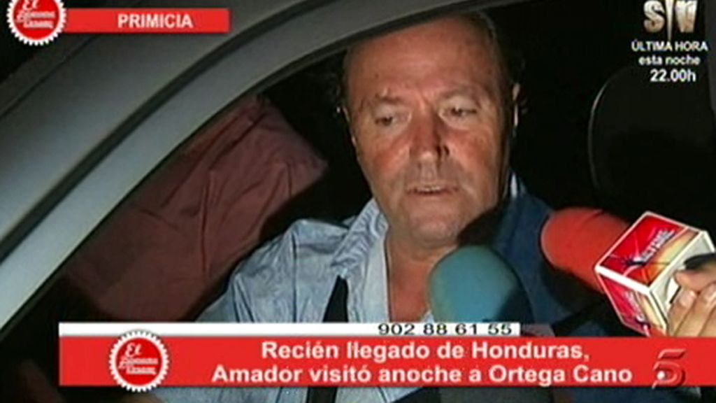 Amador visita a Ortega
