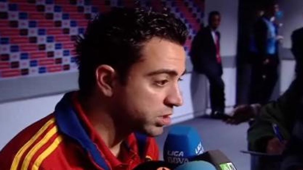 Xavi: "Hemos jugado mejor que Inglaterra"