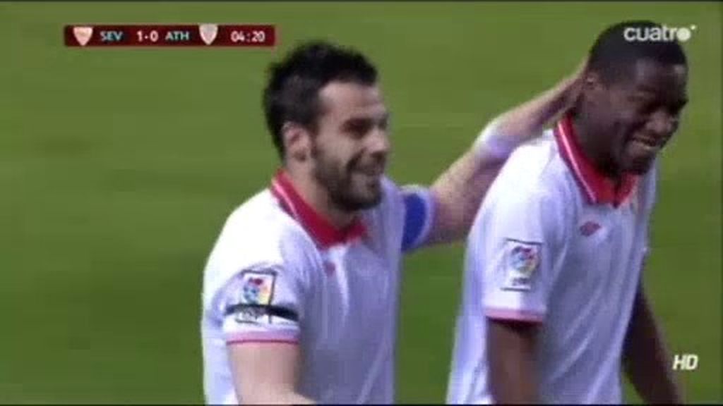 Negredo abre el marcador