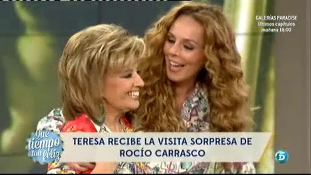 Rocío Carrasco y Mª Teresa Campos se reencuentran en televisión