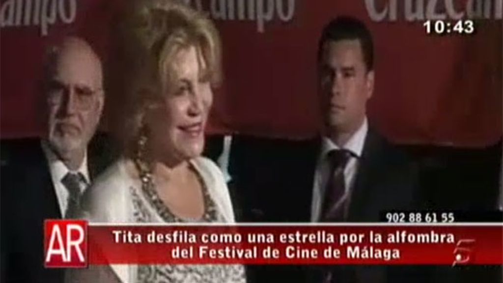 Tita Cervera en Málaga