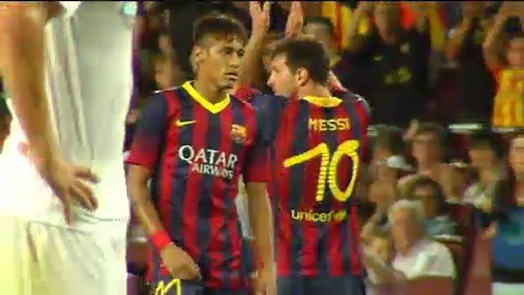 El debut de Neymar terminó con un 8-0 para el Barça