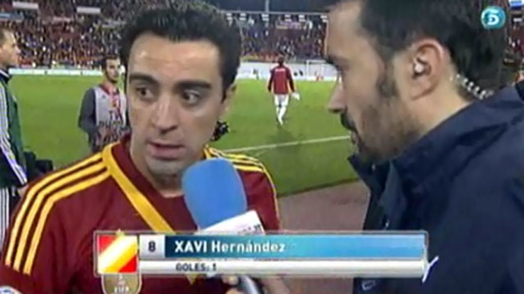 Xavi:"El equipo ha dado un paso grandioso para el mundial"