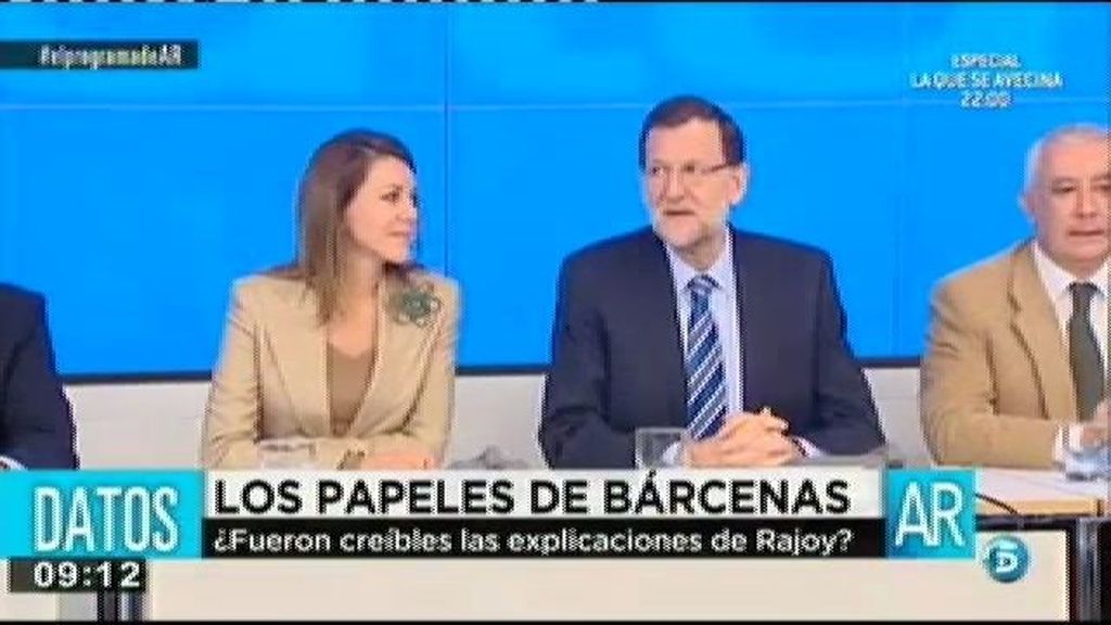 Rajoy: "Nunca he recibido ni he repartido dinero negro"