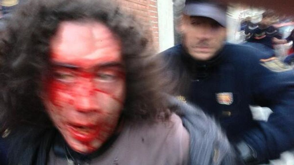 Tres detenidos tras el escrache a Gallardón