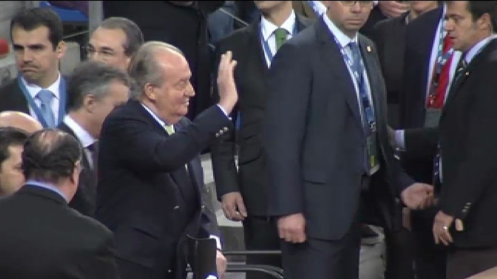 Pitada al himno y al Rey en el Buesa Arena de Vitoria