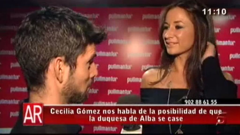 Cecilia Gómez, ¿enamorada?