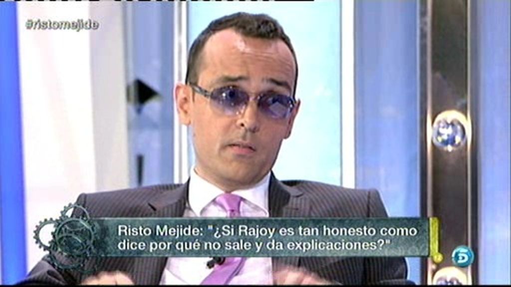 Risto Mejide: "Espero otro plasma en la comparecencia de Rajoy"