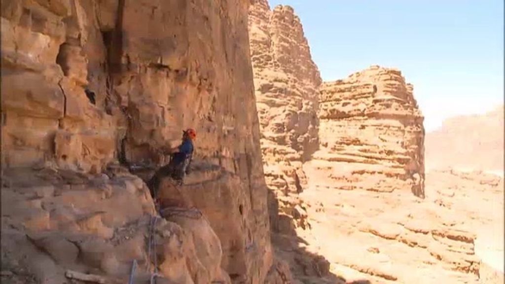 Wadi Rum: escalada entre las dunas