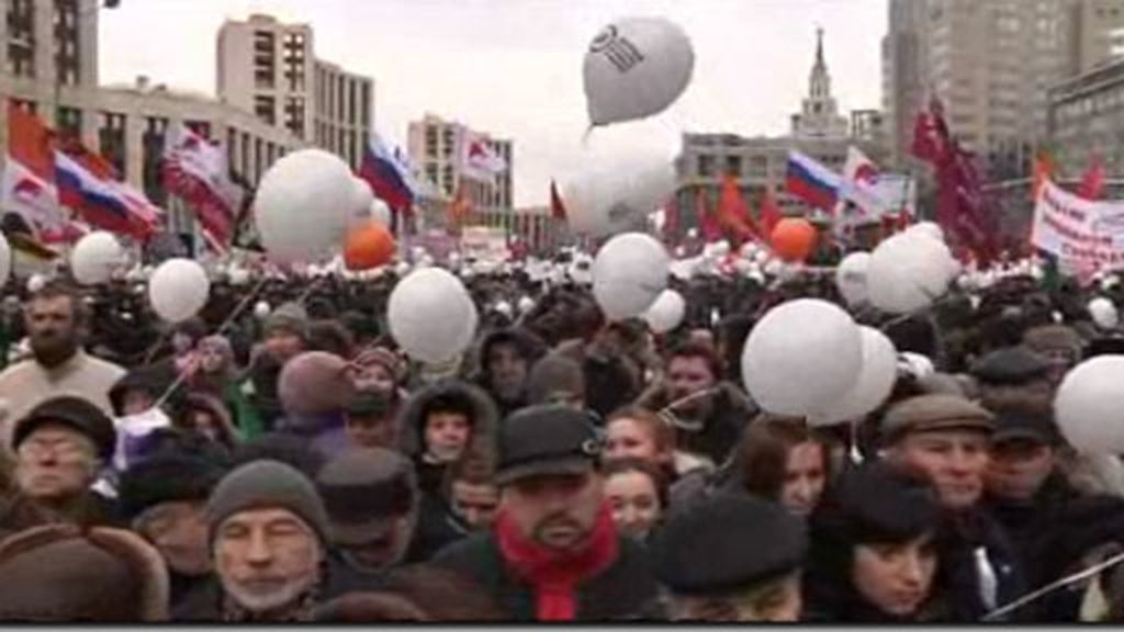 La oposición rusa se une en protesta contra Putin