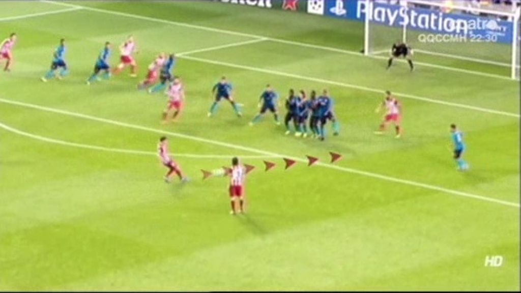 El Atlético tira de jugada ensayada