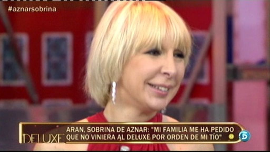 José María Aznar ha pedido a su sobrina que no fuese al Deluxe