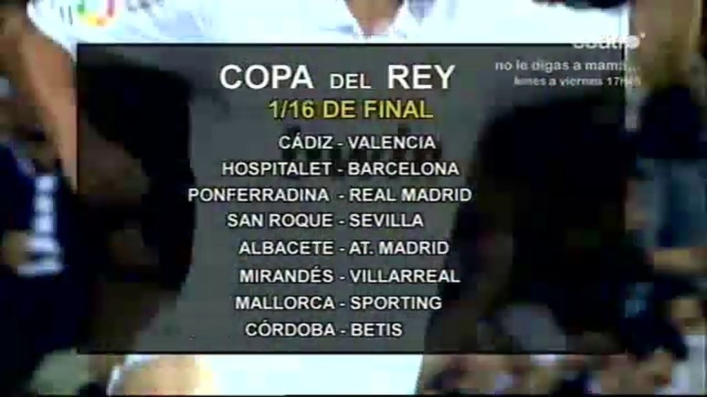 Emoción en el sorteo de Copa del Rey