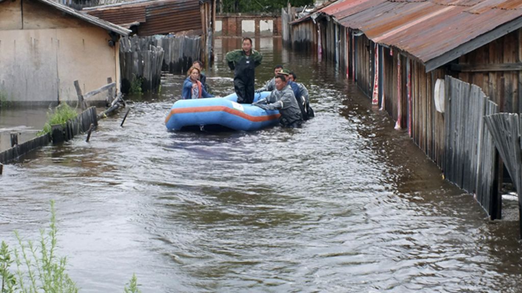 Casi un millón de chinos afectados por las lluvias torrenciales