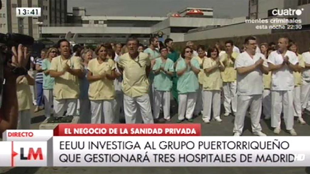 Personal sanitario de La Paz se concentra por la privatización y los recortes
