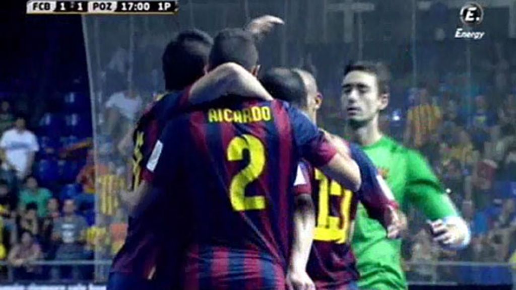 Gol de Aicardo (Barcelona 2-1 ElPozo)