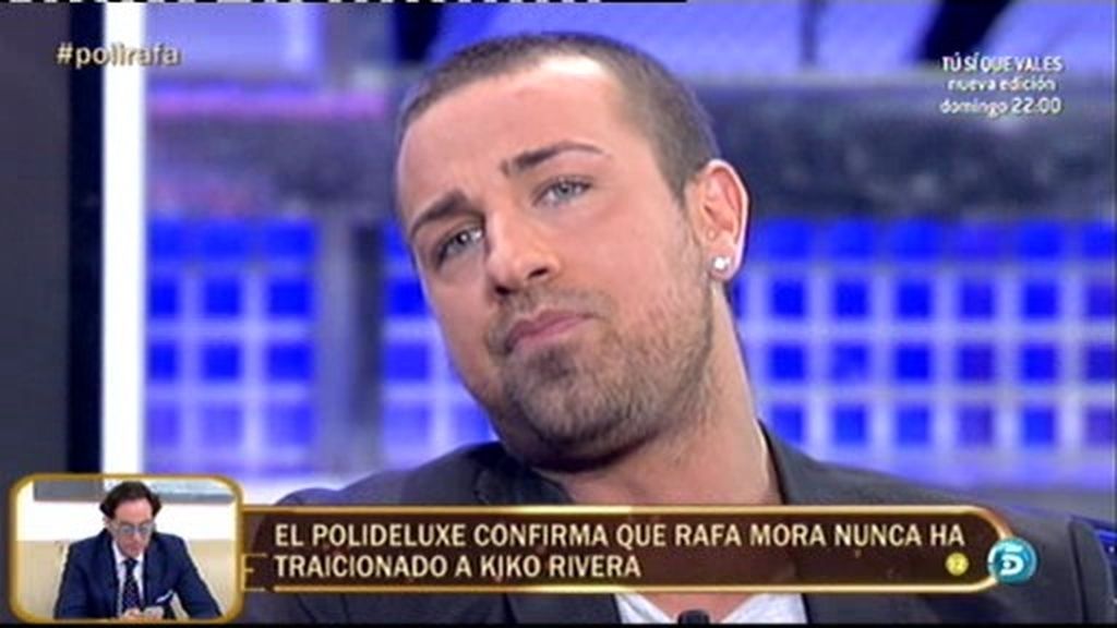 Rafa Mora:"No he sido amigo de Kiko Rivera solo por interés"
