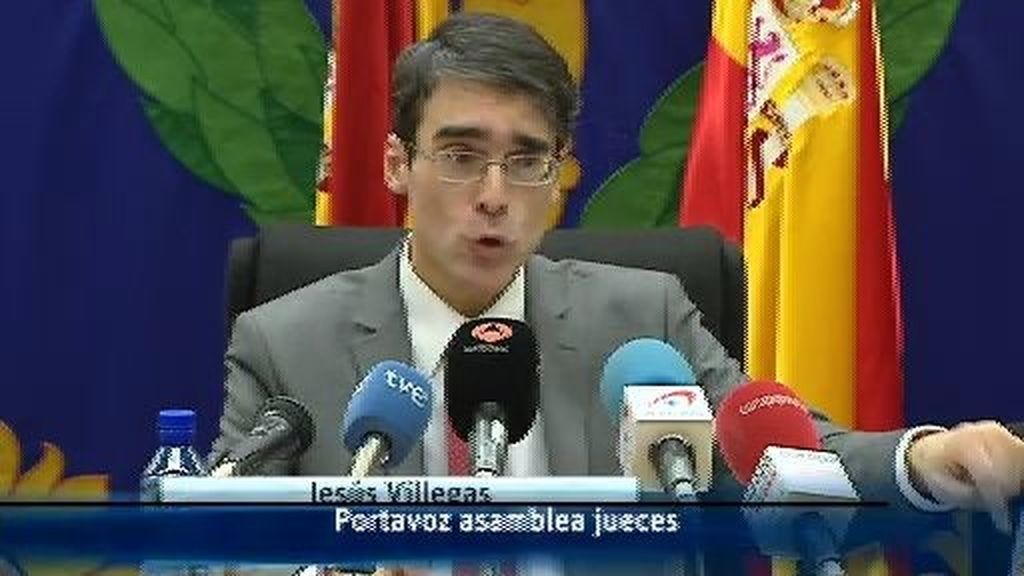 Jesús Villegas habla en nombre de todos los jueces