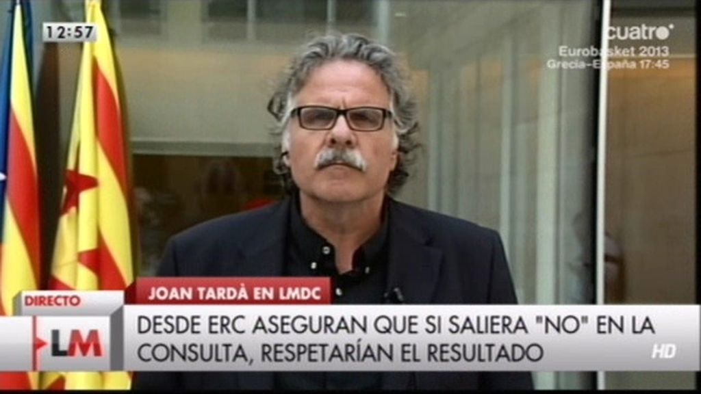 Joan Tardá: “Este proceso de independencia no tiene retorno”